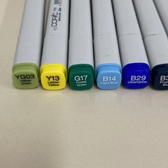Copic Classic & Ciao Alcohol Markers Lot of 37 Dual Tip Assorted Colors Art Pen