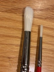 Vintage Winsor & Newton Series 233 Watercolor Brushes Set Of 2 Japan