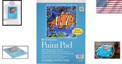 Moisture-Resistant 100 Series Youth Paint Pad, 9×12, Ideal for Young Artists
