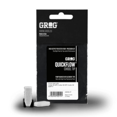 Grog Quickflow 08 Chisel Nibs (2) High Flow Replacement Tips Cutter 08XFP