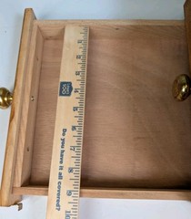 Wooden Folding Box Artists Easel Painting Stand Capt. Jack Rauscher Pirate Ship