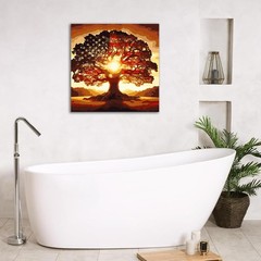 Tree of Life Paint by Numbers Kit for Adults Kids DIY Canvas Art Painting