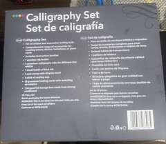 Crelando 30 Piece Calligraphy Set. Ink Holder, Nibs, Seal Stamp Wax Stationery