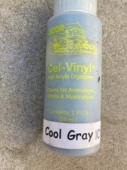 CARTOON COLOUR COMPANY Cool Gray 10 Cel-Vinyl Paint Bottle Discontinued