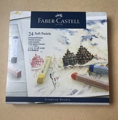 Faber Castell Soft Pastels 24 Count Multi Colored Art Supplies Set New Look