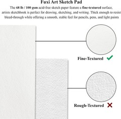 Durable 9″ x 12″ Acid-Free Spiral Sketch Book – Perfect for Drawing and Painting