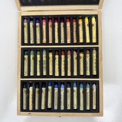 Sennelier Plein Air 36 Color Landscape Set In Wooden Case