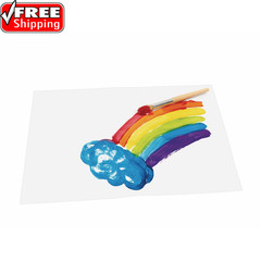 Paraben-Free Washable Tempera Paint for Kids – 1 Gallon Value Size. Vibrant Yell