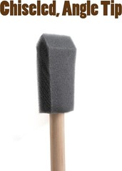 1 in 2 in 3 in Foam Brush Assrt 24 Pk for Paint Stain Varnish Made in USA