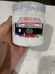 Speedball Art Products Fabric Screen Printing Ink, 8 Fl. Oz, White