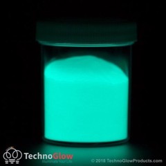 Glow in the Dark Powder, FLUORESCENT AQUA – UV Reactive Glow Pigment