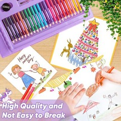 Learning Gifts for Kids – 283 Pieces Drawing Set Art Kits with Trifold Easel