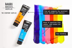 Liquitex Basics Fluorescent Pink Acrylic Paint 4 Oz Art Tube Set