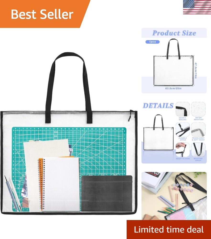 Art Portfolio Bag, 19 x 25 Inch Portfolio Folder for Artwork Large Art Portfo…