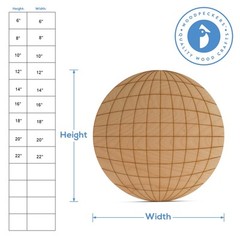 New Years Wood Disco Ball Cutout, From 8″- 22″ Pack of 3, Decor | Woodpeckers