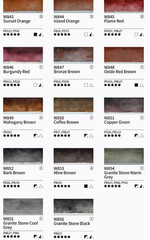Mijello Mission Tourmaline TwoTone Granulation Watercolor Paints [Select Color]