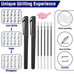 Ink Pen 24pc Refills for Grooved Handwriting Workbooks Magical Pens for4710