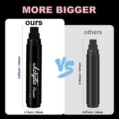 5 Pcs White Jumbo Poster Marker,15mm Wide Tip Thick Acrylic Paint Pen Paint M…