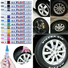 12Pcs Waterproof Permanent Paint Marker Pen For Car Tyre Tire Tread Rubber Metal