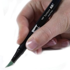 56523 Dual Brush Art Marker – Gray Green, Blendable, Fine & Brush Tips