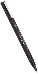 Uni Pin Fineliner Drawing Pens Black Ink Sketching Set 6 Count 0.03 to 0.8mm