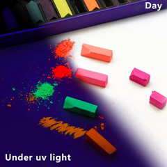 Soft Pastels, 50Pcs, 48 Colors | 4 Fluorescent Colors, Extra Free Black & White,