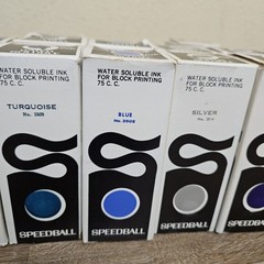 Lot of 30 Vintage 75 C.C. Speedball Block Printing Ink Water Soluble Made in USA
