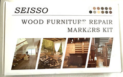 New SEISSO Furniture Pens for Touch Up – 12 Colors Wood Scratch Repair Markers