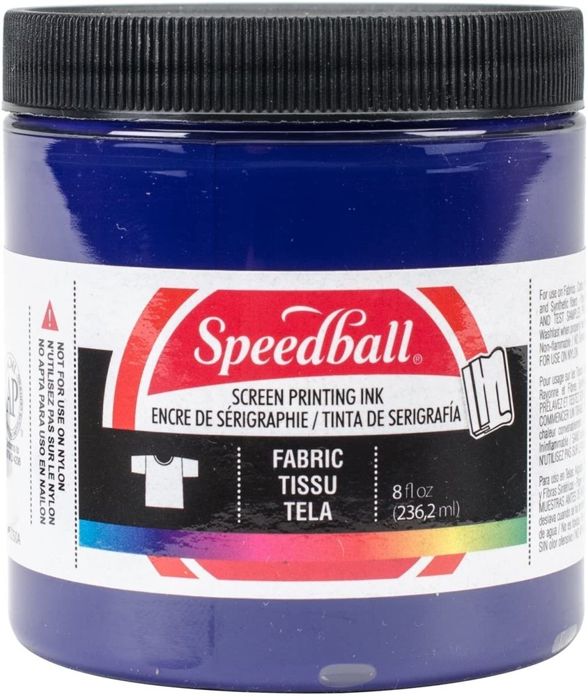 Speedball 004550, 4550, Fabric Screen Printing Ink, 8 Fl oz., 8 fl oz, Violet