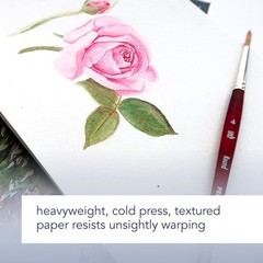 Art Book Watercolor Paper Notebook 8.3×5.8 inches A5 Size Journal White