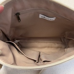 Sakroots Artist Circle Linen Uncoated Canvas Zipper Top Crossbody Rose in Bloom