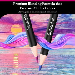72-Color Colored Pencils for Adult Coloring Books, Soft Core, Back to School …