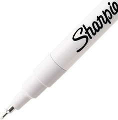35531 Sharpie Oil-Based Paint Marker, White Ink, Extra Fine Tip, Pack of 1 EA