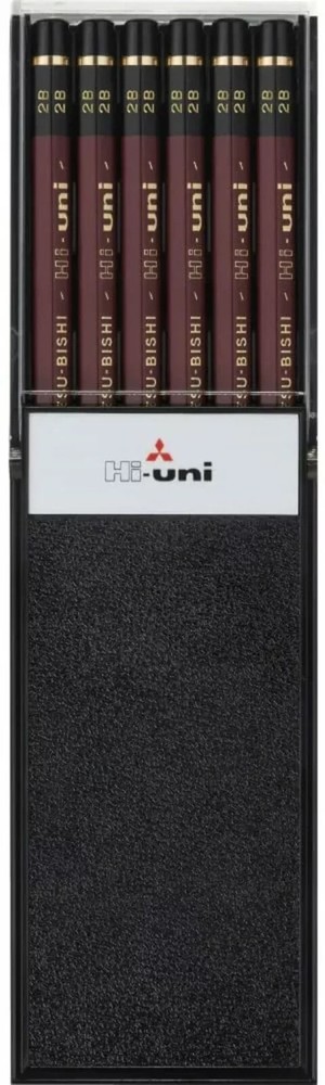 Mitsubishi Uni Hi-Uni Wooden Pencil 2B Box of 12 new