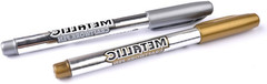 Metallic Marker Pens, 6-Pack Metallic Gold Silver Permanent Markers, Fine Point