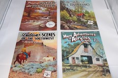 Walter T. Foster Lot of 4, Weather 155, Oil 162, Indians 120, Acrylics Yates 200