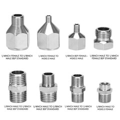 9PCS Airbrush Adapter Kit for Compressor Hose Spray Gun G1/8 G1/4 M5 Connectors