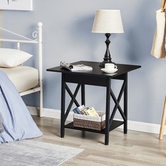 GreenForest Coffee Table Large 43.3 x 23.6 inch with Storage Shelf for Living…