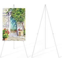63″ Portable Easel Folding Art Painting Stand Height Adjustable for Party Decor
