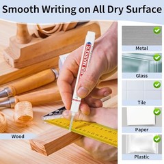 15 Pcs Long Nib Marker, 20 mm Long Head Deep Hole Marker Pens, Fine Colorful