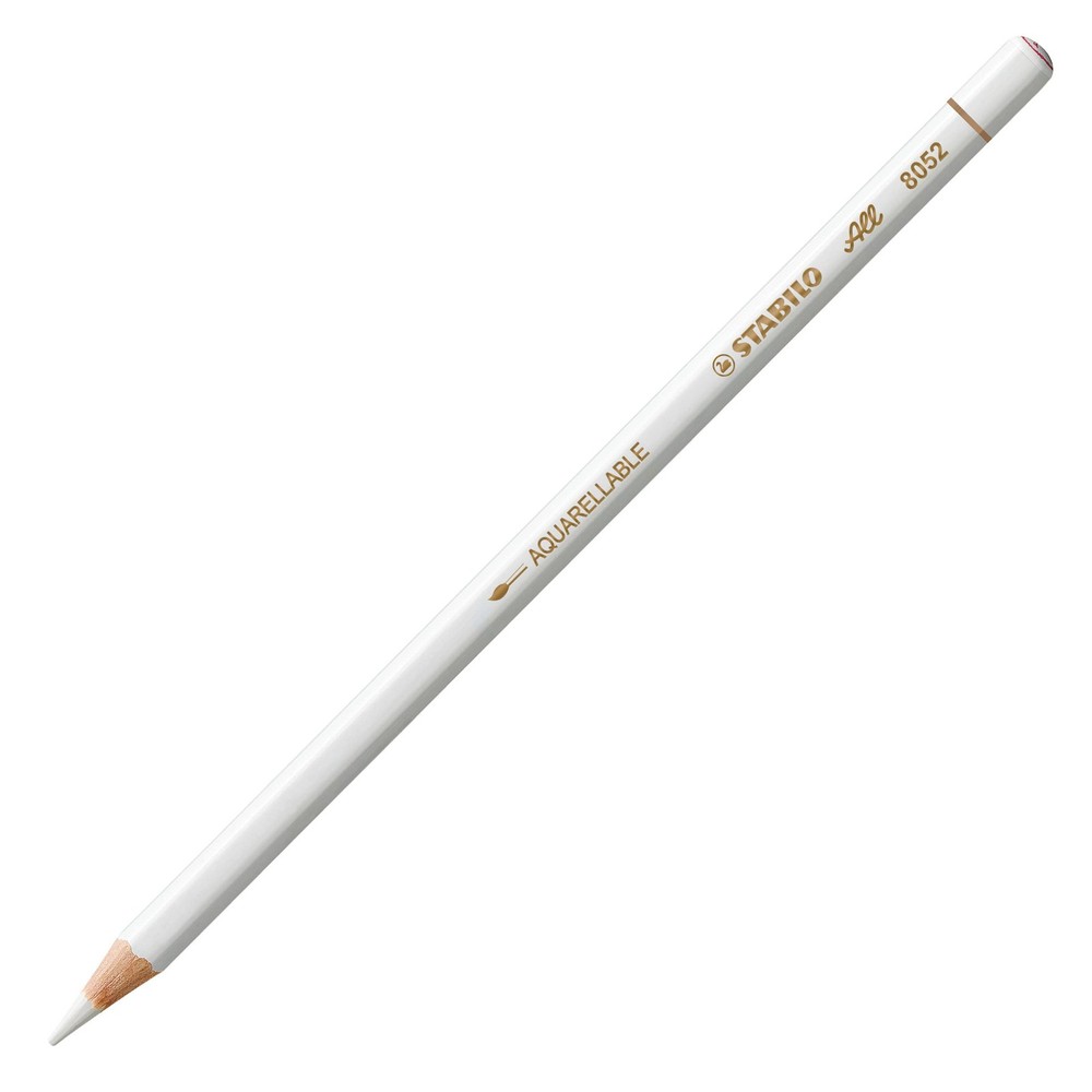 STABILO All White Pencil for Glass & Film Colored Grease Marking Pencil