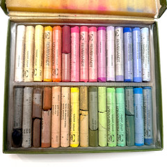 Rembrandt Talens SOFT PASTELS for Artists 30 Count #300C in Original Box Vintage