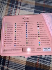New Artistro Watercolor Paint Set, 48 Vivid Colors in Portable Box With Paper
