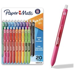 Ergonomic Gel Pens, 20 Pack – Journaling, Note-Taking