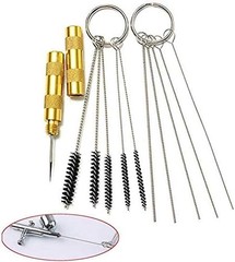 Airbrush Cleaning Kit 4 Set Pot Brushes Needles Nozzle Cleaner Maintenance Set