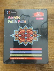 EMOOQI 12 Acrylic Paint Pens 2-3mm