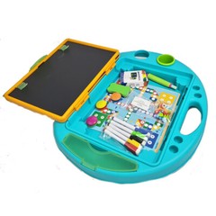 For Kids Boy Girl Painter Double Faced Drawing White & Black Board Easel Gift