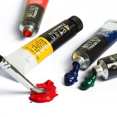 Professional Oil Paint Set, 24 Vibrant Colors Mini Tubes 0.4fl oz, Oil Paints…