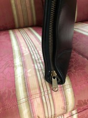 Faux Leather Art Artist Portfolio Case with 10 clear plastic sleeves