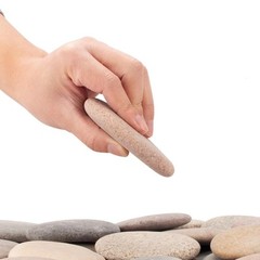 about 31 Pcs 36 Pcs18.2 Pounds Painting Rocks3.2″4.7″ River Rocksflat Stones